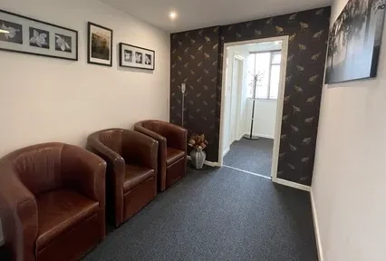 Waiting area at Wilmslow Therapy